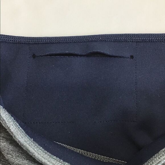 Nike Gray And Blue Dri-Fit Legendary Mid Rise Training Tights Size S - Picture 10 of 10